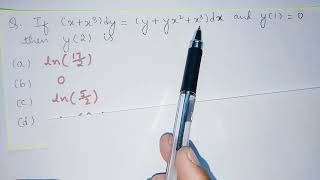 JEE Main 2021|27th July, Shift-2|Differential equations solutions