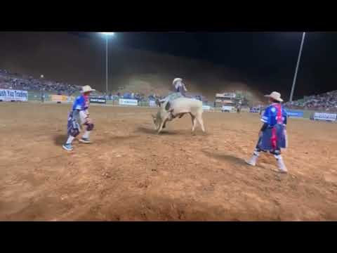 Guytin Tsosie 92 point winning ride : WildThing Championship Bullriding 2022