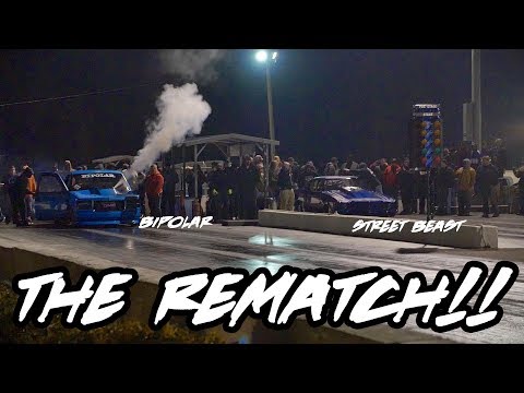 STREET OUTLAWS DOC IN STREET BEAST VS ANDY MAC IN BIPOLAR AT THE HOUSE OF HOOK! THE REMATCH!