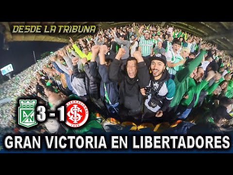 LOCURA TOTAL DESDE LA TRIBUNA NACIONAL vs INTERNACIONAL (3-1) Copa Libertadores 2025