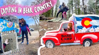 Our Favorite Camp Site YET! We Saw a Moose & Hiked in the CLOUDS! A Day in Boulder!