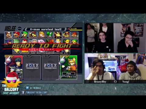 Melee @ the Balcony 77 - Losers Top 8 ft. Rabbit (Fox) VS Pulse (Marth)
