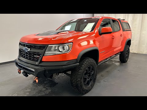 2019 Chevrolet Colorado Crew Cab Short Box 4-Wheel Drive ZR2 in Orange for sale at Davis GMC Buick Lethbridge in Lethbridge, AB