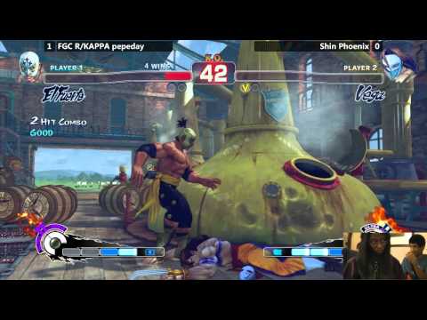 USF4 @ TFC Salty Suite - pepeday (El Fuerte) vs Shin Phoenix (Vega)