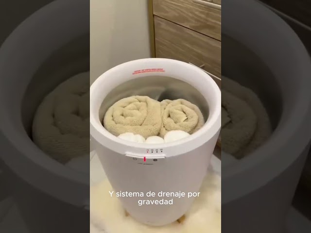 Vídeo relacionado con Secadora de ropa Secamatic XXL sin friccion,1500W, capacidad de Secadora 12 kg y 20 Kg de Tendedero y Armario con control remoto.Temporizador digital 180 min con funciones ECO/Turbo/Plus y Frio