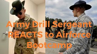 ARMY Drill Sergeant Reacts To Air Force BOOT CAMP
