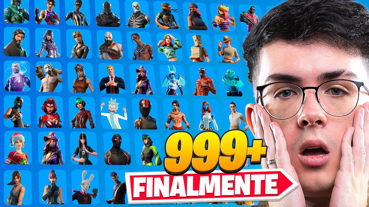 Lembrei a senha... MEU INVENTÁRIO no FORTNITE depois de 6 anos!