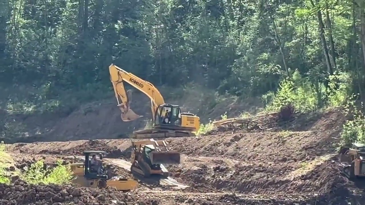 Buffalo Creek Tiny Home Community Work Update: Plans for Community Center, Park & Waterfall 🤎🚜🏡🌲