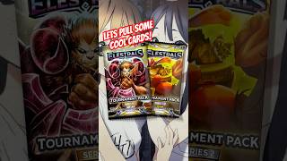 Opening Two Elestrals TCG Tournament Pack Booster Packs Series 1 & 2!