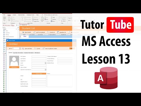 MS Access Tutorial Lesson 13 Validation Date