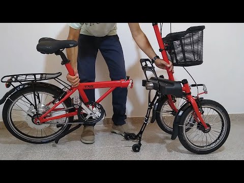 OLD MECHANISM NO LONGER EXISTING: how assemble/disassemble TRIS SPLIT - Tilting 3 wheels TRIS BIKE