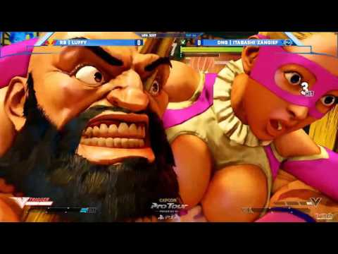 SFV: RB Luffy vs DNG Itabashi Zangief - UFA 2017 Top 64 - CPT 2017