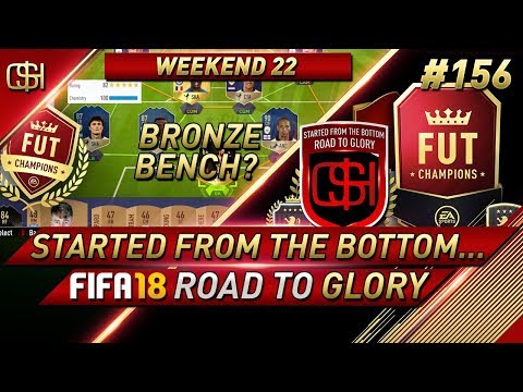 BRONZE BENCH TO GET YOU LOWER OPPONENTS WORK? FIFA 18 ROAD TO GLORY #156 I #FIFA18 ULTIMATE TEAM RTG
