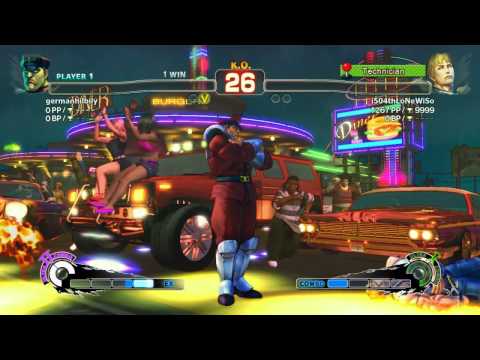 SSF4 AE: germanhilbily (M. Bison) vs i504thLoNeWiSo (Cody)