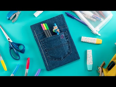Cómo hacer un cuaderno con materiales reciclados