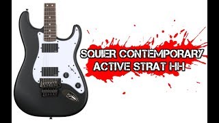 Video thumbnail for Squier Contemporary Active Stratocaster HH by NoxMusic