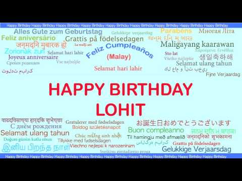 Lohit   Languages Idiomas - Happy Birthday