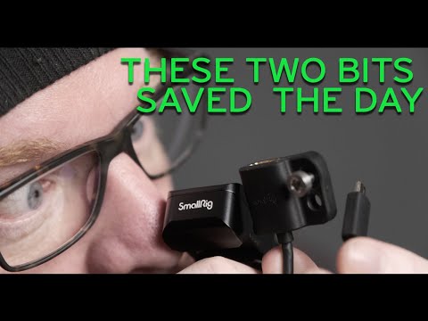 No more broken micro HDMI ports Smallrig Two into one Bracket for microphone 2996  HDMI Adapter 3201