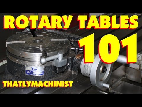 Part of a video titled ROTARY TABLES, how to cut an angle, how to produce a ... - YouTube