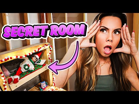 I Built a SECRET Room For My Elf !