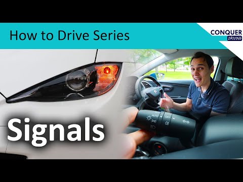 When to signal to be safe and pass the UK driving test.