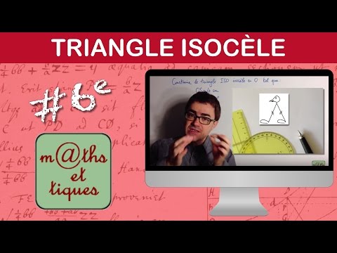Construire un triangle isocèle - Sixième/Cinquième