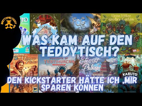 Was kam auf den Teddytisch - Gespielte Spiele und meine Meinung - Brettspiel Teddy - Board Games