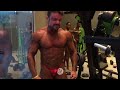 Um pouco da sala de aquecimento no campeonato brasileiro ifbb