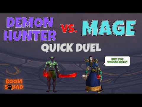 Demon Hunter will always be stronger than Mage | QUICK DUEL | World of Warcraft: Dragonflight 10.0.5