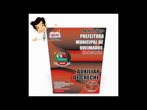 Apostila Concurso Prefeitura de Queimados 2015 - Auxiliar de Creche