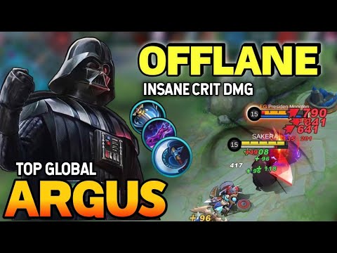 ARGUS BEST BUILD 2021 | TOP GLOBAL ARGUS GAMEPLAY | MOBILE LEGENDS✓