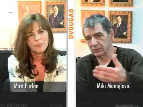 DVOUGAO 268 Mira Furlan -  Miki Manojlović (april 2013)