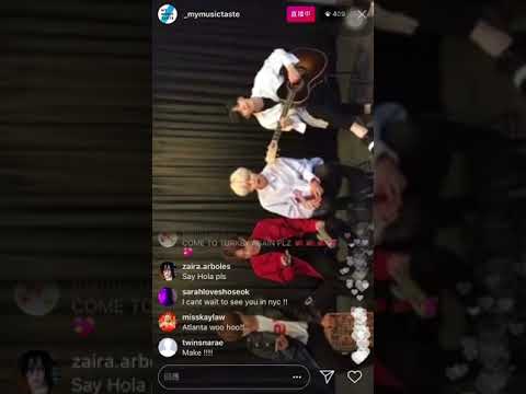 180504 The Rose MMT Instagram live cut