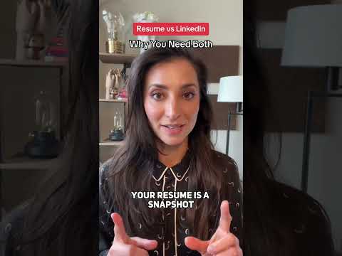 LinkedIn vs Resume: Same or Different? - YouTube