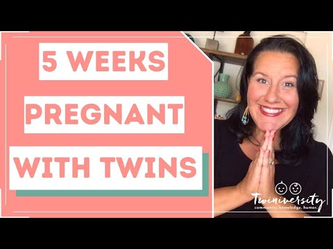 5 weeks pregnant with twins signs and symptoms