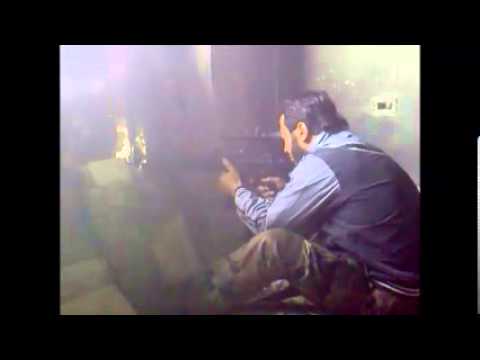 قنص عناصر النظام في حي الموظفين في دير الزور من قبل كتيبة أسود السنة