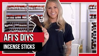How to make Incense Sticks | AFI
