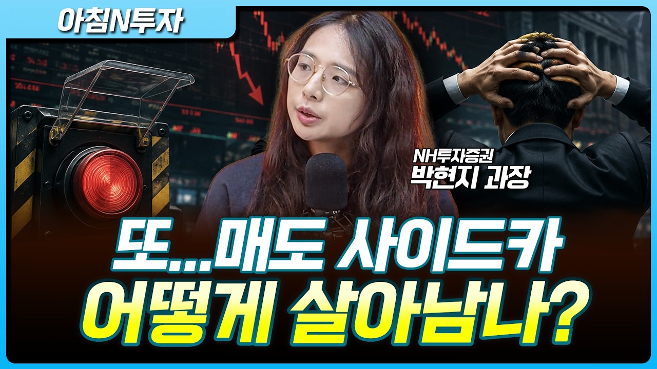 코스피·코스닥 매도 사이드카...급등락하는 시장에서 살아남는 방법은? | 여도은, 허재무, 박현지 [아침N?