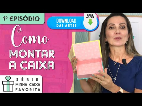 Como montar uma caixa de cartonagem - Passo a Passo.