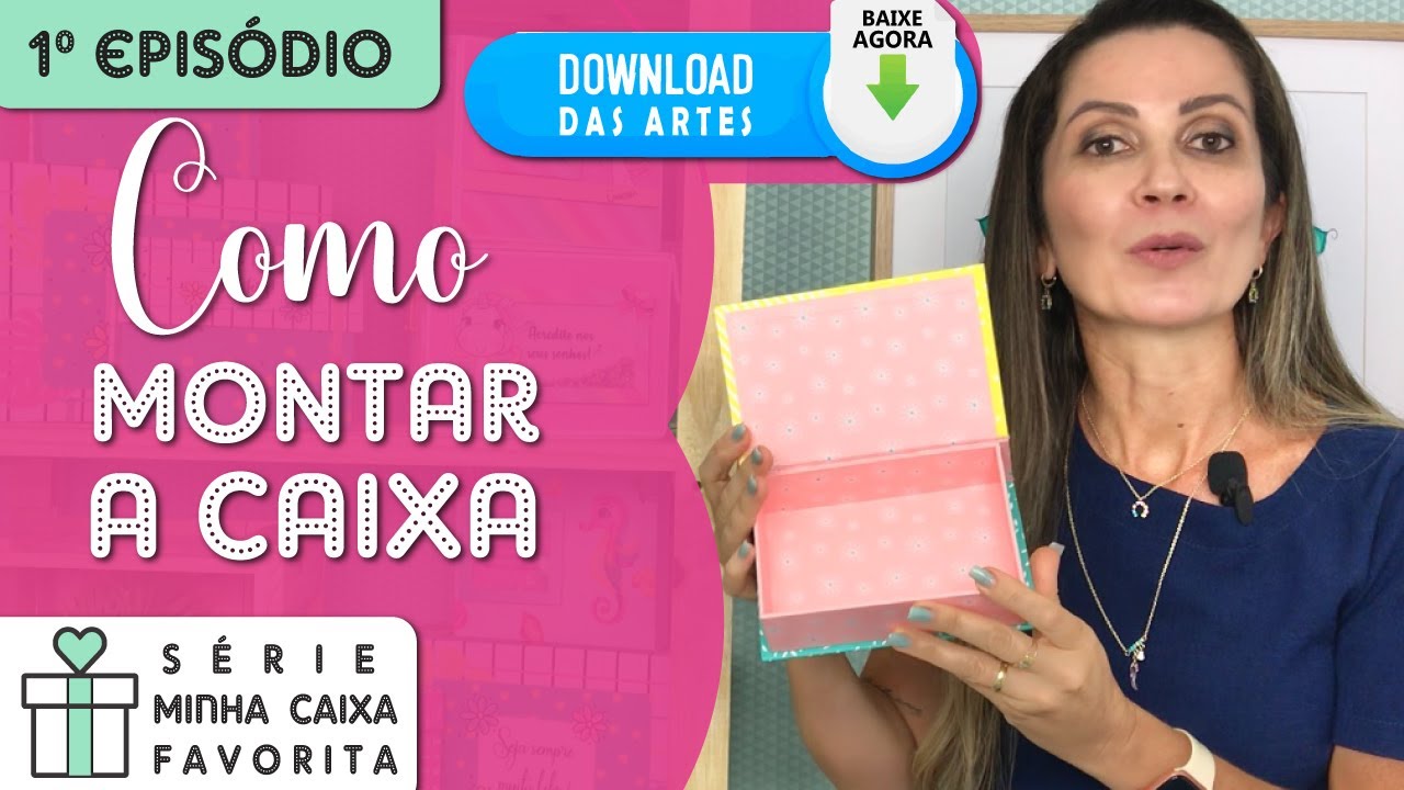 Como montar uma caixa de cartonagem - Passo a Passo.