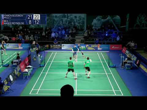 Match point - Russia (Ivanov / Sozonov) vs Ireland (Magee / Reynolds) - EMTC 2019