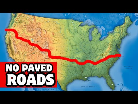 28-Day Timelapse: Crossing the USA on Dirt Roads