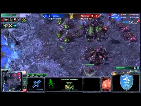 ZvP Nerchio vs ViPro 2 Starcraft 2 720p Stream HD polski komentarz