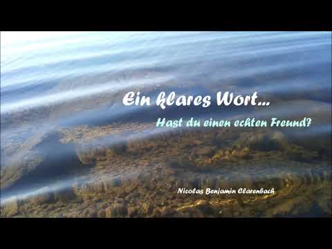 Ein klares Wort - Hast du einen echten Freund?