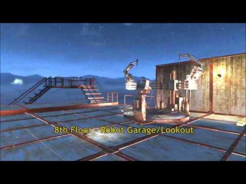 Fallout 4 - Spectacle Island detailed 8-story settlement tour