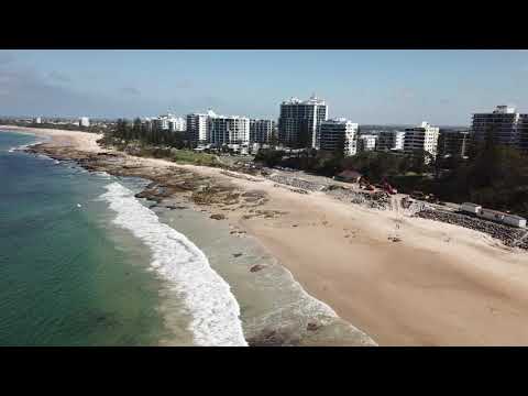 Redesenvolvimento da costa de Mooloolaba, estacionamento no extremo norte - novembro de 2020