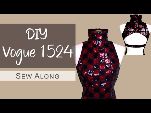 Jumpsuit Nähen mit VOGUE 1524 | Das Oberteil