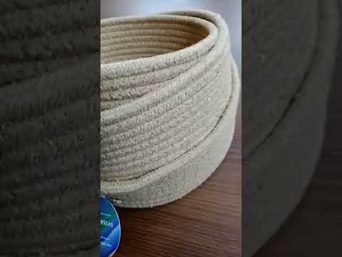 Cotton red eco friendly mini rope storage natural handwoven ...