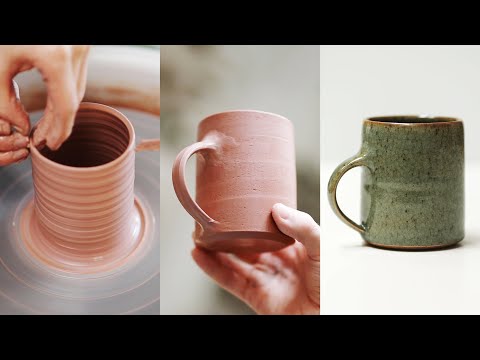 How to Make a Pottery Mug, from Beginning to End.