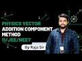 Vector Addition By Component Method Class 11 Physics Addition Of Vectors By Means Of Components